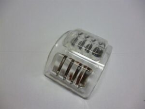 sklíčko zadní plechové lampy ( Kývačka ) sklo