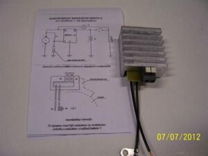 regulátor 6V/45W Jawa (kostra - )