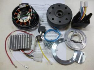 magnetka - komplet, 12V SZ13 ( Jawa,ČZ 12V-A69 2válec ) náhrada dynama 6V