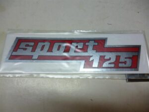 Nálepka ČZ 125 SPORT