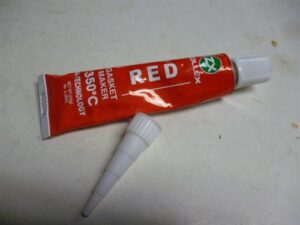 Tmel silikon ZOLLEX 25g - červený