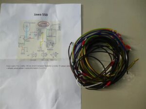 elektroinstalace JAWA 550