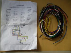 Elektroinstalace Jawa,ČZ se spínačkou v masce