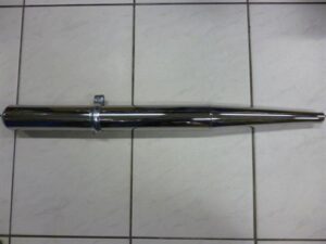 výfuk - tlumič výfuku komplet ( Simson S51 Electronic ) chrom