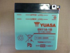motobaterie YUASA 6N11A-1B (6V 11Ah)