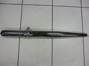výfuk - tlumič výfuku komplet ( Simson S53 Enduro D32) chrom