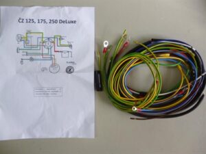 Elektroinstalace - ČZ DeLuxe 125,175,250