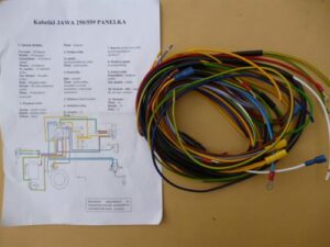 Elektroinstalace - JAWA 250 Panelka (pro dynamo)