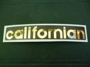 nálepka Californian ( Jawa ) 120x20