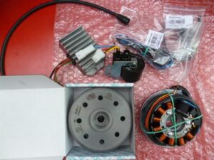 magnetka - komplet, 12V SZ13 ( Jawa,ČZ 12V-A69 1válec ) náhrada dynama 6V