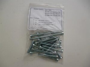 šrouby motoru - sada 23ks ( ČZ 125,175,250 kulatá )