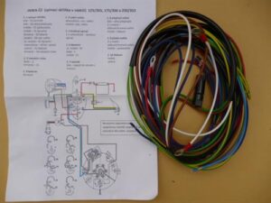 Elektroinstalace (spínačka v nádrži) - JAWA-ČZ (125/355,175/356,250/353) Kývačka