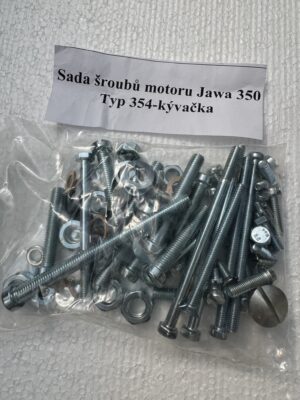 sada šroubů motoru Jawa Kývačka 350