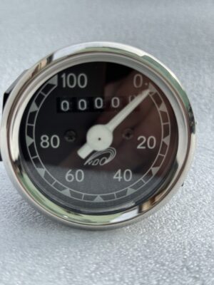 tachometr 100 km/h - ciferník černý ( ČZ 125 B,T,C / 501 ) VDO