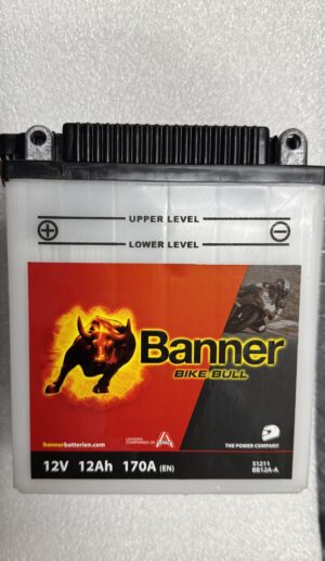 YB12A-A, 12Ah, 170A, BANNER Bike Bull 134x80x160
